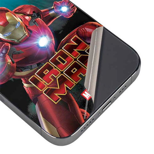 Marvel Iron Man Repulsor Blast iPhone 16 Pro Skin